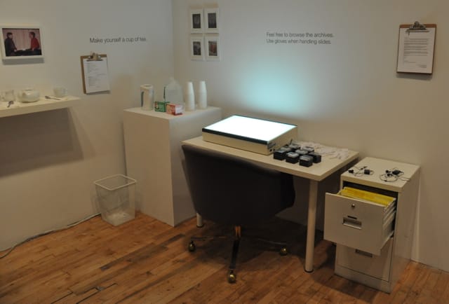 Another corner of The Bureau of Self-Recognition show.