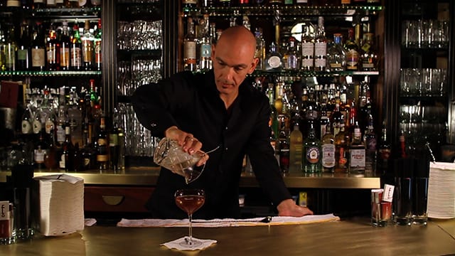 Employees Owner co-owner Dushan Zaric hones his craft behind the bar.