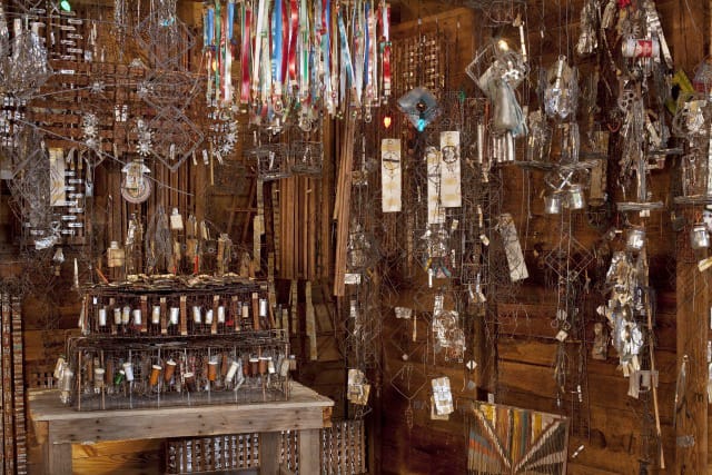 Emery Blagdon, "The Healing Machine" (installation view John Michael Kohler Arts Center, 2012) (detail), (c.1955 – 1986), dimensions variable. John Michael Kohler Arts Center Collection.