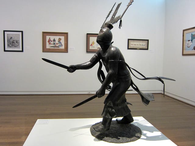 Allan Houser, "Dance of the Mountain Spirits I" (1989), bronze