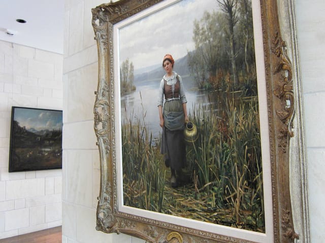 Daniel Ridgway Knight, "Early Morning on the ize" (193), oil on canvas