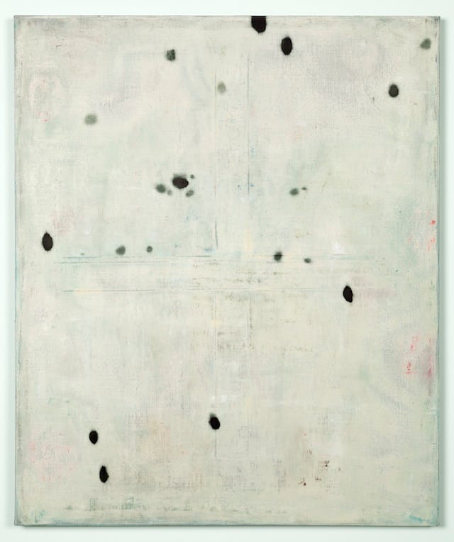 Clare Grill, "Static" (2012). Oil on linen, 33 x 40 inches
