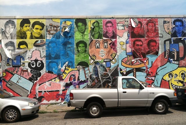 The state of the mural now. (all photos by the author for Hyperalleric unless otherwise noted)