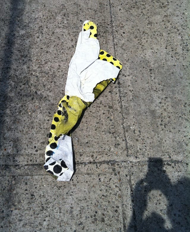 A torn piece of wheatpaste I found on the street