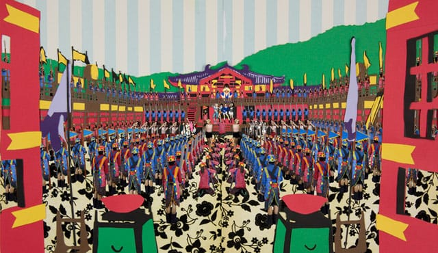 Jang Soon Im, "Convention 3 (2012), digital print, 23 x 13 inches, on view in "Shoot" at Lesley Heller (image via lesleyheller.com)