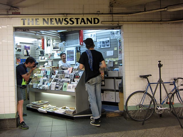 ALLDAYEVERYDAY Newsstand (all photos by the author for Hyperallergic)