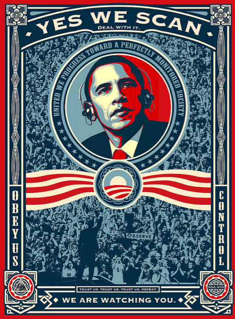 Shepard Fairey's "We Did It — Victory!" poster for the post-election image has been updated. (via flickr.com/photos/nerdcoreblog)
