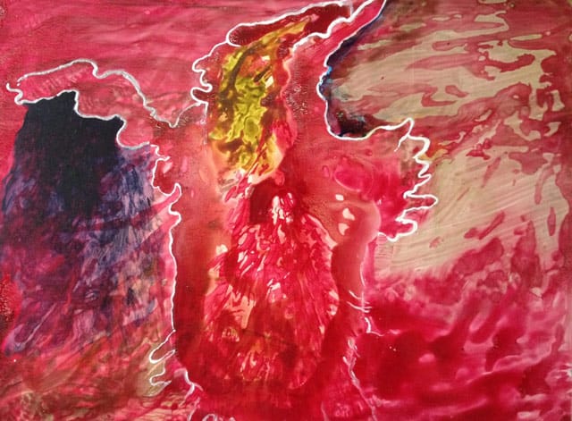 Craig Olson, "Rain Maker" (2013), pigment and urethane on clayboard, 12 x 16 x 1 in (all images courtesy the artist)