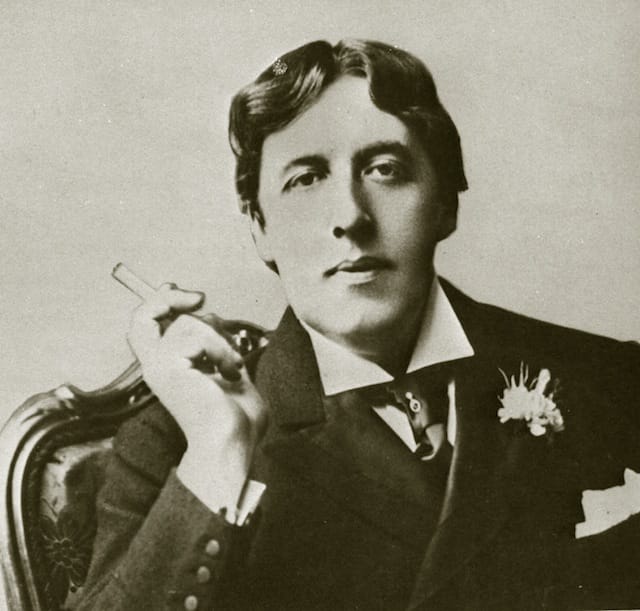 Oscar Wilde was said to wear a green carnation in his lapel (via Wikimedia)