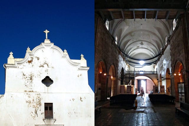 The San Jose Church in Old San Juan, left: exterior (by shaggyshoo on Flickr), right: interior (by mattscoggin on Flickr)