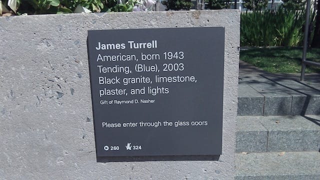 Tending (Blue) Wall Text