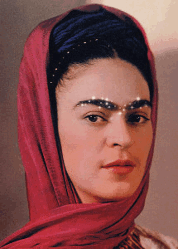 Glittering Frida gif (!) (via womenasobjects.tumblr.com)