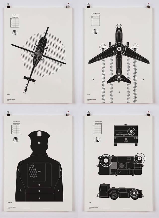 Graphics for "Under Black Carpets"