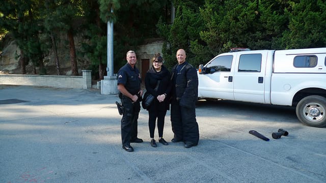 Ilona Gaynor at the LAPD