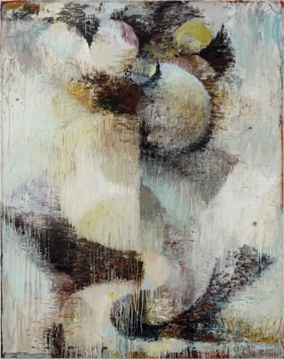 Phillip Allen, "Delusions provide solutions (The right version)" (2013), oil on canvas, 285 x 225 cm / 112.2 x 88.6 in (click to enlarge)