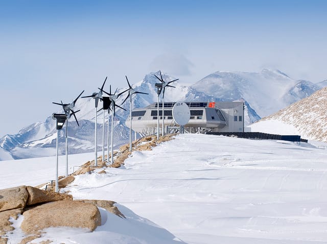 Princess Elisabeth Antarctica Research Station (photograph by René Robert/International Polar Foundation)