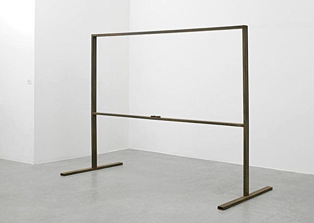 Mirosław Bałka, "193 x 256 x 100" (2005), steel, disinfectant tablets, dimensions same as title in centimeters (via Nordenhake)