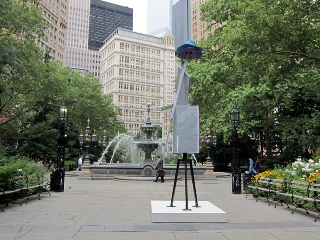 Cristian Andersen, "inverse reverse obverse" (2013), bronze, stainless steel stacked casts of found objects