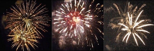 Fireworks via Webstagram