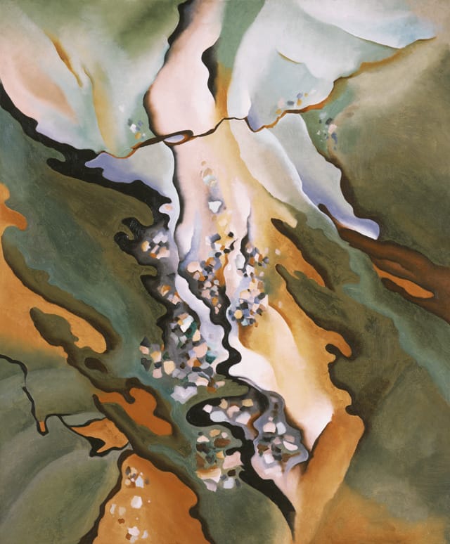 From the Lake, No. 3, 1924, Oil on canvas, 36 x 30 in. Philadelphia Museum of Art: Bequest of Georgia O’Keeffe for the Alfred Stieglitz Collection, 1987 / © Georgia O’Keeffe Museum/Artists Rights Society (ARS), New York