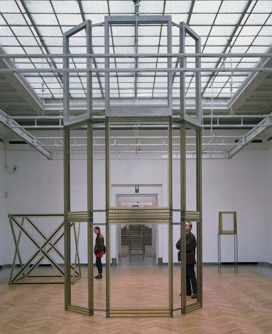 Isa Genzken, "Fenster" (Window) (1992), epoxy resin, steel. and concrete, 540 x 300 x 100 cm (courtesy Hauser & Wirth, © Isa Genzken)