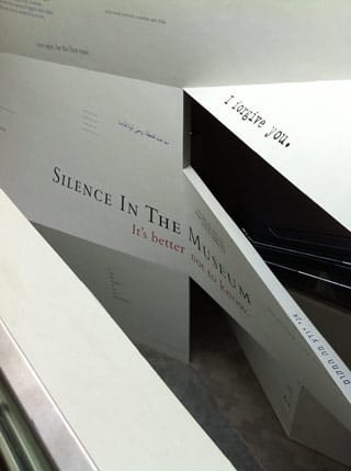 Douglas Gordon, "“pretty much every word written, spoken, heard, overheard from 1989 … ” (2006) (click to enlarge)