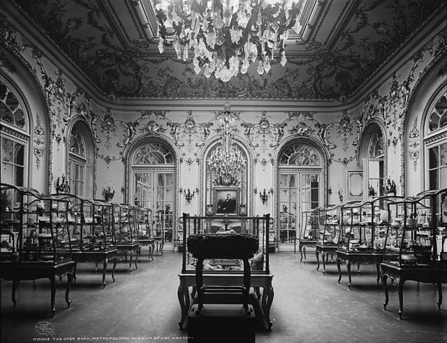 Photograph of the Jade Room taken between 1900 and 1910 (via Library of Congress)
