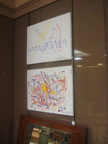 Work by Michael Jackson and Macaulay Culkin (photograph by Ross McLain/Flickr user)