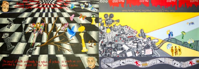 "SPEAKING UP ABOUT GUN VIOLENCE — Two Thoughts, Shared: Violent Media & Technology's Influence Influences, and Transforming Gun Violence Requires Strategy" by students of Mark Train School for the Gifted and Talented 239K (Brooklyn)