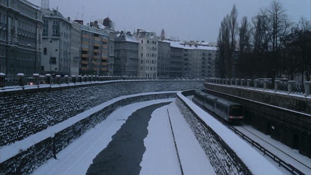 Film still from Jem Cohen's "Museum Hours"