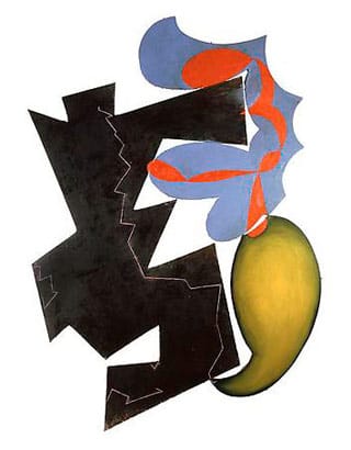 Elizabeth Murray, "Sentimental Education" (1982), oil on canvas, 127 x 96 in