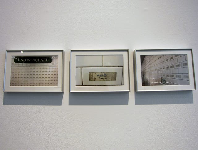 9/11 memorial in the Union Square subway station