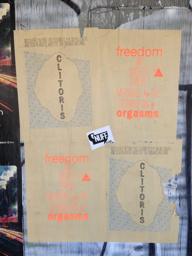 NUFF about CLITERACY? Neva. Photo for Hyperallergic by Hrag Vartanian 