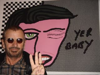 Ringo Starr and his art (via ringostarrart.com)