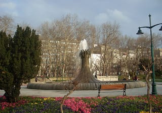 A view of Gezi Park before the protests. (via Wikipedia)