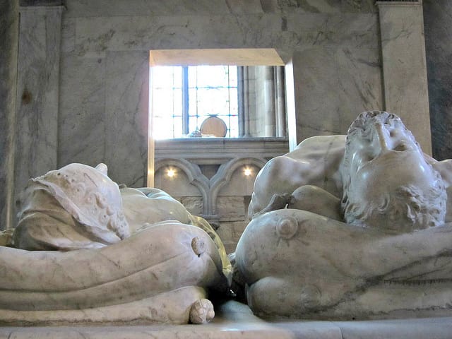 Tomb of Francis I & Claude de France in the Basilique Saint-Denis (photograph by the author)