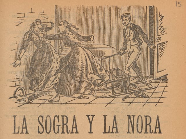 La sogra y la nora : primera part : ilusions de bon viure y projectes de felicitat
