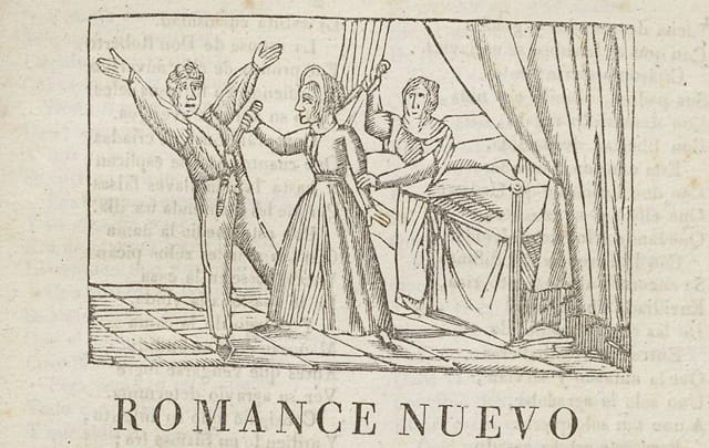 Romance nuevo é historia tragica y verdadera de doña Angela de Valladares y Carrascosa