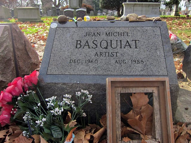Grave of Jean-Michel Basquiat