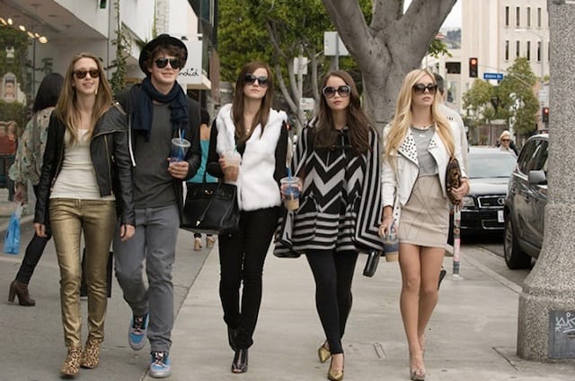 The teen gang stars of Sofia Coppola's 2013 film "The Bling Ring" (all press images via PatheFilms.com)