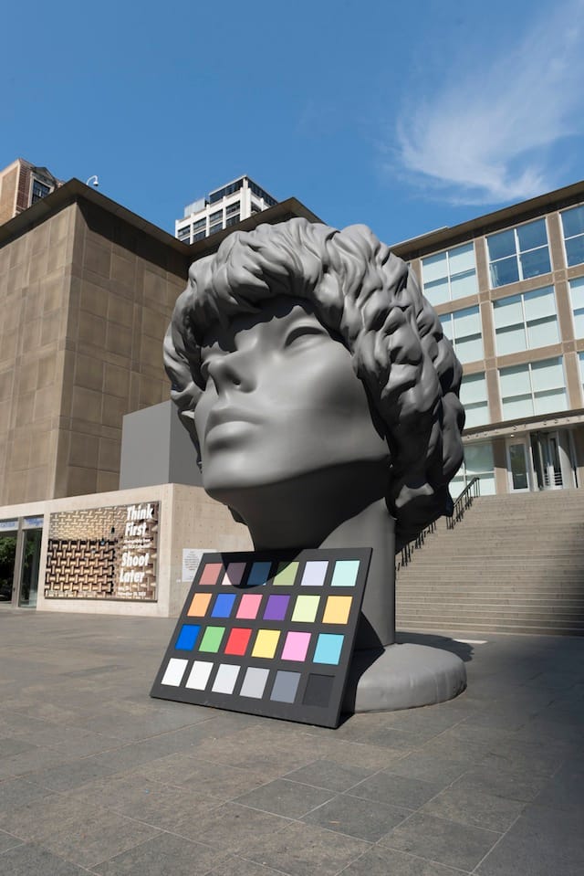 Amanda Ross-Ho, photo documentation of "The Character and Shape of Illuminated Things" (2013) (all images from the Museum of Contemporary Art Chicago unless otherwise noted)