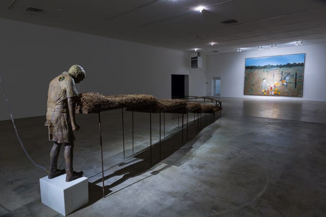 Installation view. Enrique Martínez Celaya: The Pearl. SITE Santa Fe. July-October 2013. (photograph by Eric Swanson)