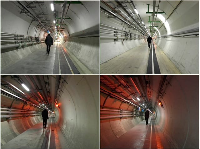 Gianni Motti, "Walking for art's sake" (2005) (© 2005 CERN)