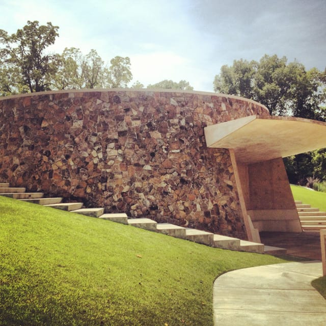 James Turrell's “Skyspace: The Way of Color” on the grounds of Crystal Bridges