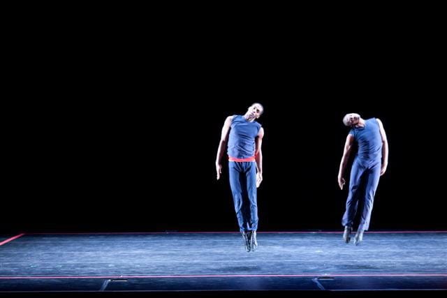 Dancers from the Bill T. Jones/Arnie Zane  Dance Company performing during opening weekend of "The Dissolve," the 8th SITE Santa Fe biennial (photo by Bill Stengel, via Facebook)