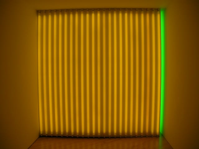 Dan Flavin, "untitled (to Jan and Ron Greenberg)" (1972–73)