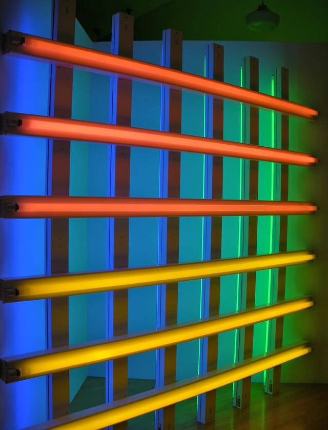 Dan Flavin, "untitled (in honor of Harold Joachim) 3" (1977)