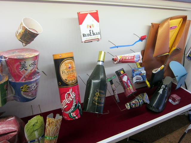 Chinese paper funeral objects, for burning for the afterlife