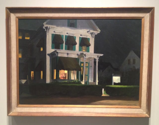 Edward Hopper, "Room for Tourists" (1945)