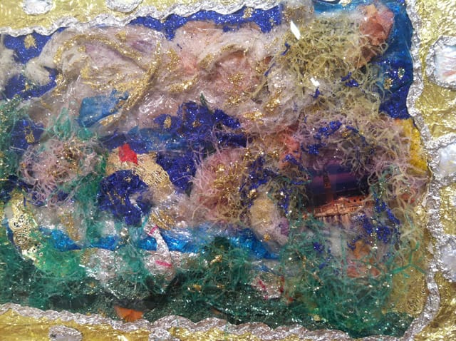 Thomas Lanigan-Schmidt, "Spaghetti Spun like Cotton Candy" (1984) (detail)